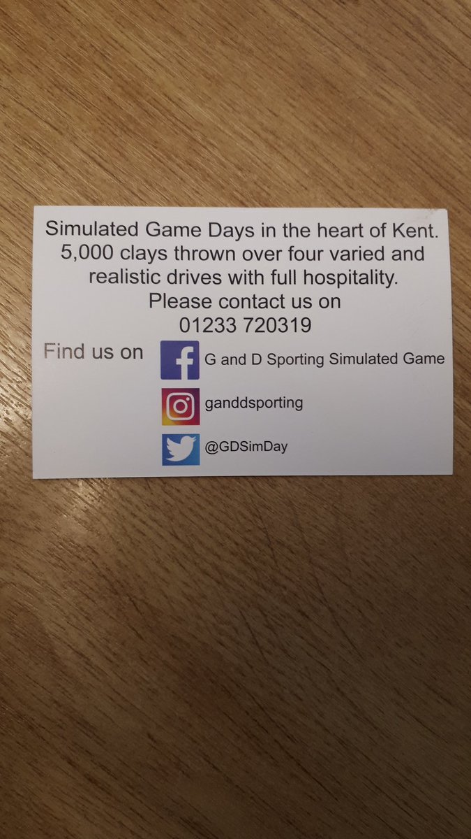 Simulated Game Days 2023 are filling up quickly. Please email us at bromleyandson@hotmail.co.uk or contact us on the number below to book your day. 
Full hospitality included.