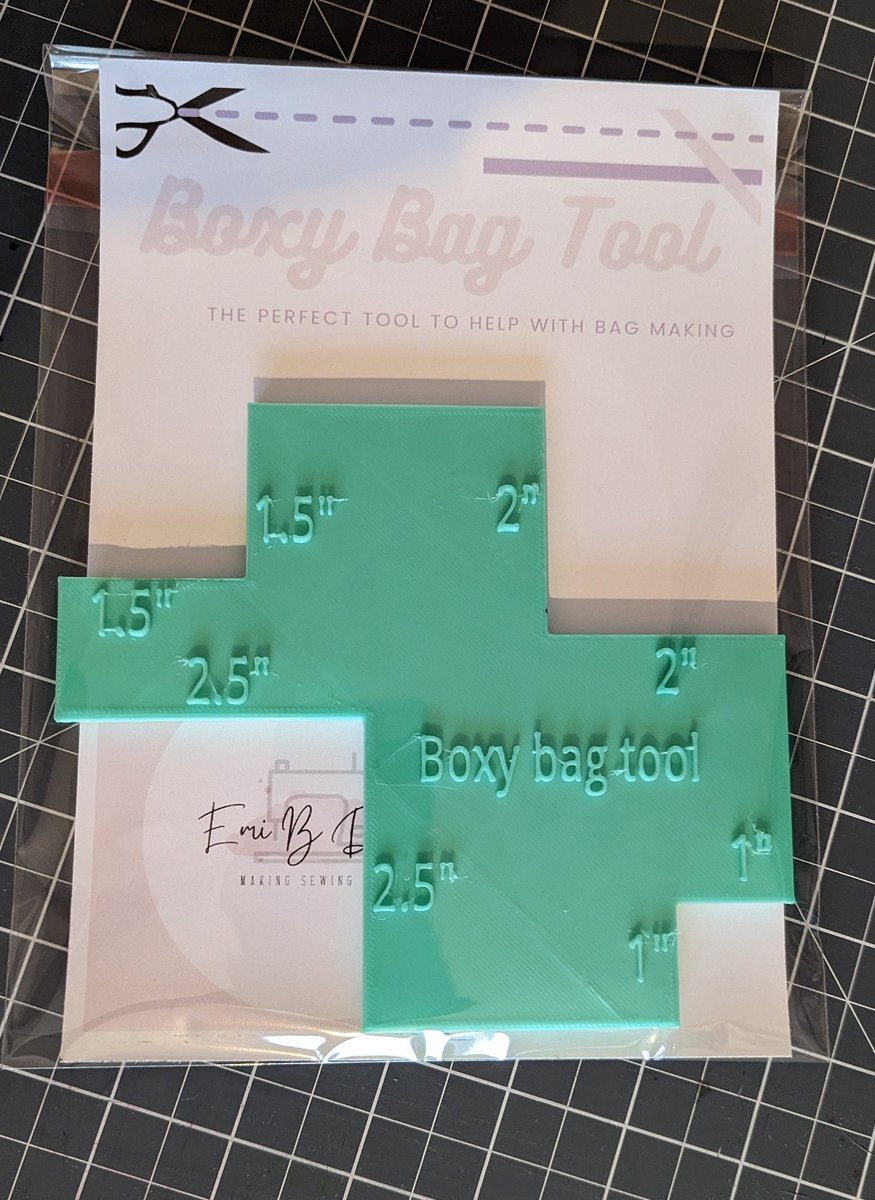 EmiBDesigns's tweet photo. I have a brand new product!!

Do you love to make bags of all different kinds? 
This tool will help you create bag bases with ease and precision. 

https://t.co/8CgAL7PwVL #sewing #sew #crafting #craft #bagmaking #bagmakingtool #easybagmaking #makeyourownbags #bag https://t.co/CoxcxIrPQE