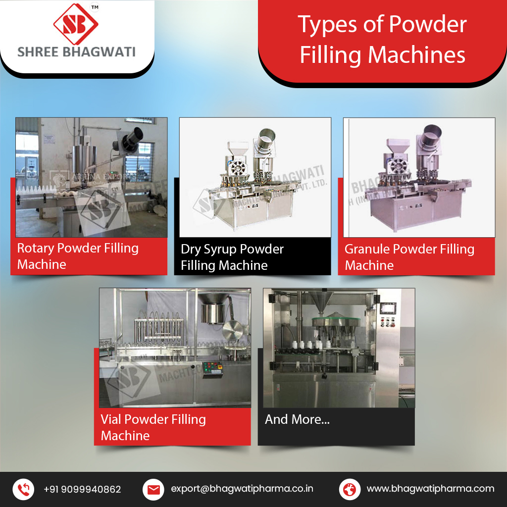 bhagwatipharma1's tweet image. #PowderFillingMachines are available in different types Rotary Powder Filling Machine, #DrySyrupPowderFillingMachine, Granule Powder Filling Machine, Granule Powder Filling Machine, #VialPowderFillingMachine, and many more.
visit us at  - bhagwatipharma.com/powder-filling…

#bhagwatipharma