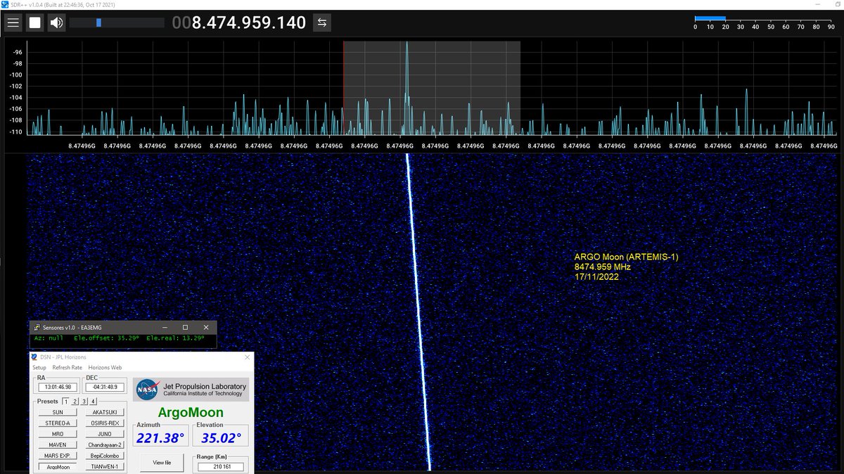 NASA #ARTEMIS-1 Cubesats #Equuleus, #LunaHmap and #ArgoMoon, RX today on X-band