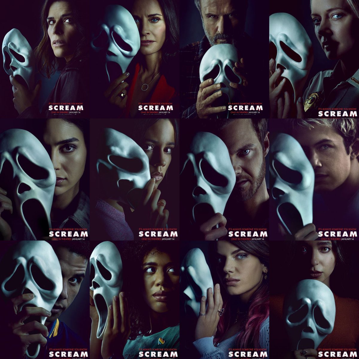 scream 4 characters