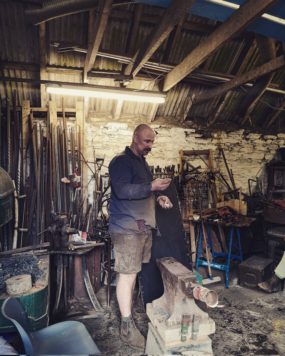 MadFestScotland's tweet photo. Tim Westley aka #ClementKnives doing his thing 🔪at the blacksmith's forge in Whithorn as part of #MadFestScotland more fabulous events coming up!
#MakingAndDoing
#CreativeScotland
#dumfriesandgalloway
#Scotland https://t.co/4XvXTVvhR7