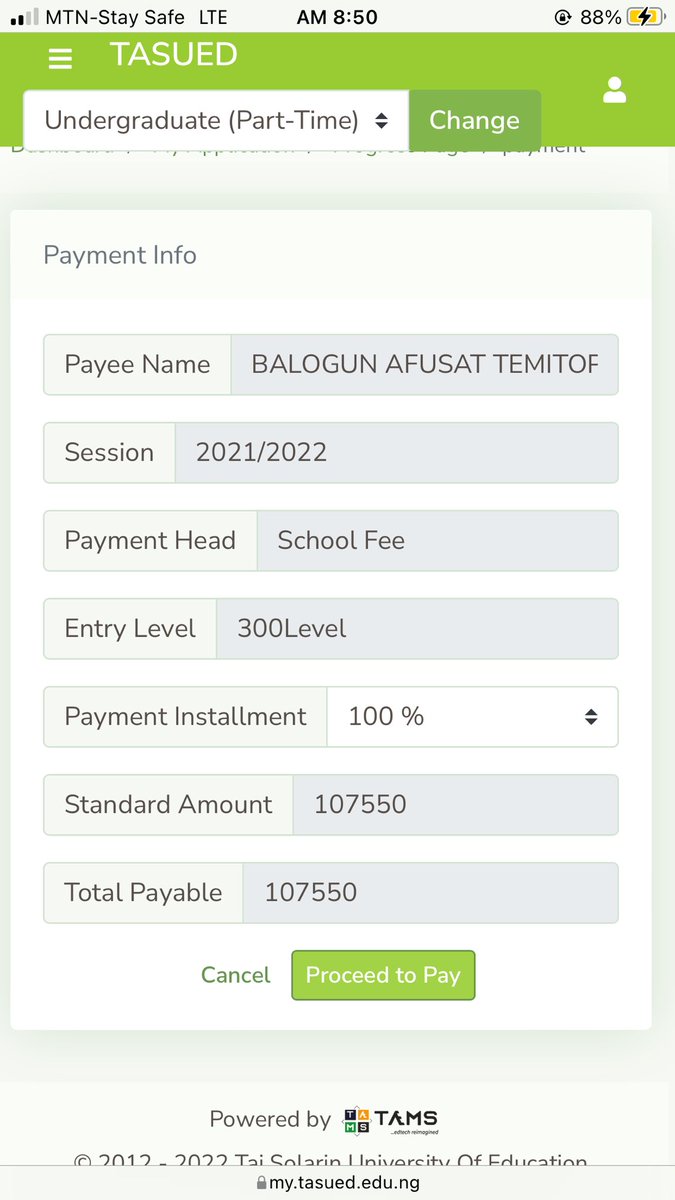 <a href="/DanielRegha/">Daniel Regha</a> Hello everyone please I am a Part time student of Tasued 300L starting exams tomorrow but I couldn’t raise my school fees due to my family challenges. Please I need help . I do food delivery but my business is not doing good . Please twitter family Help me and also retweet 🙏