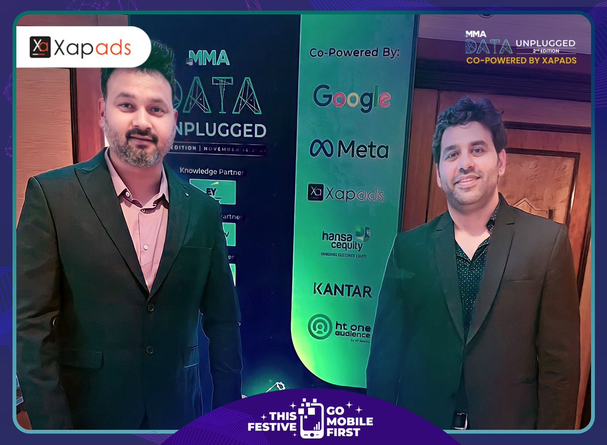 xapads's tweet photo. Thank you @MMA_APAC for hosting such an amazing event filled with many insightful sessions on data privacy, data strategies, key business marketing trends, and much more. 

Looking forward to more such events in the coming year. 

#Xapads #DataUnplugged #MMAIndia #Dataseries https://t.co/NDRCxQUswS