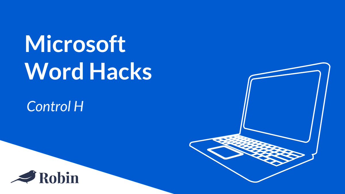 robin_legalai's tweet image. Watch this #MicrosoftWordHacks episode to see how Control H can offer many time saving benefits for #lawyers. From case specific searches to amending terms across all instances. But also learn about its limitations that can be solved by new #technology: youtube.com/watch?v=8p-yt4…
