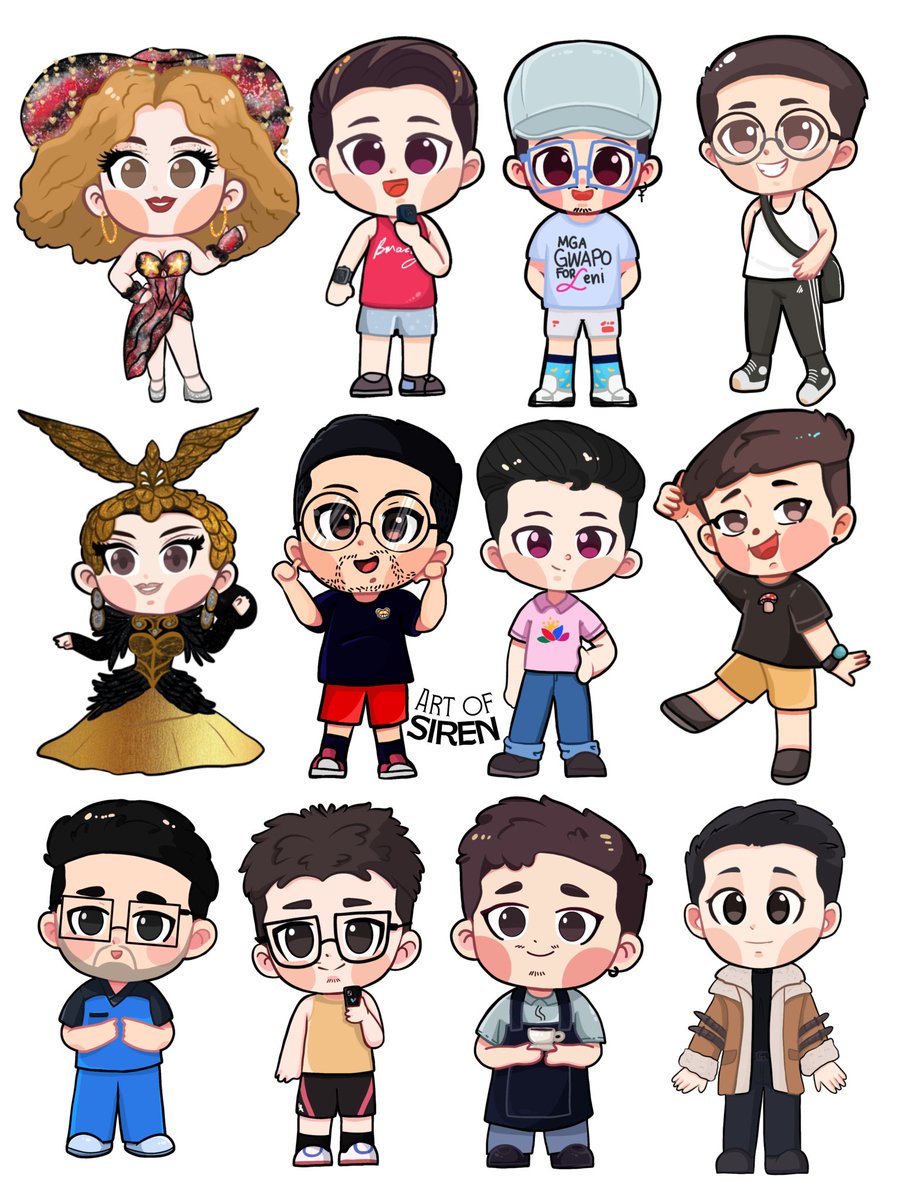 Collection of Chibis 💞🌸

#commissionartwork