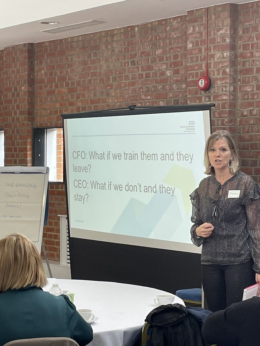 AmandaDRichmond's tweet photo. Mette Laszkiewicz, Director of Education @sabpNHS sharing her mantra at the Frimley Health and Care Mental Health Summit while discussing the importance of Education and Career Development Pathways. @SabpEducation, @LaszkiewiczM https://t.co/5p4rFvr7RV