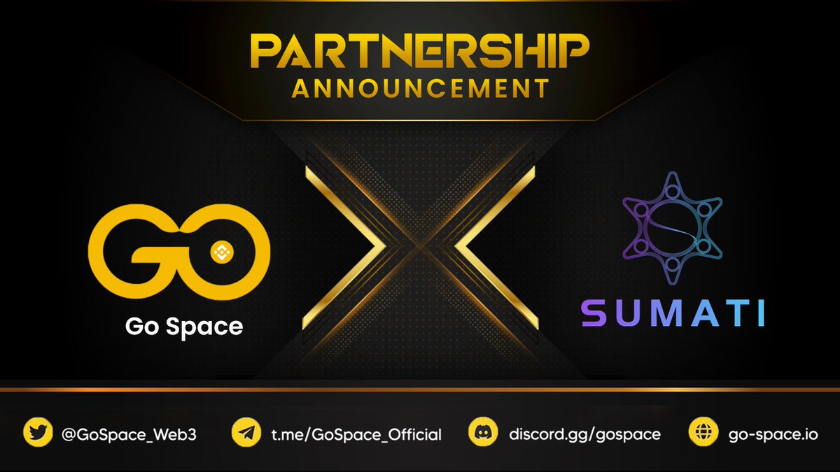 GoSpace_Web3's tweet photo. ⚽️#GoSpace Partnership Announcement⚽️

We are thrilled to announce that @SumatiSpace is now our official strategic partner.🎉 

SUMATI is a 3D open-world blockchain game combining SLG, ARPG, DeFi &amp; Social.

We will work with SUMATI tightly to boost up your #MetaFi experience.🚀 https://t.co/bH6I4qmU8d