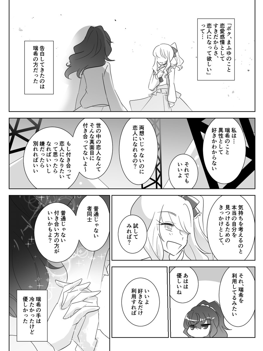 不器用な嫉妬
#まふみず 