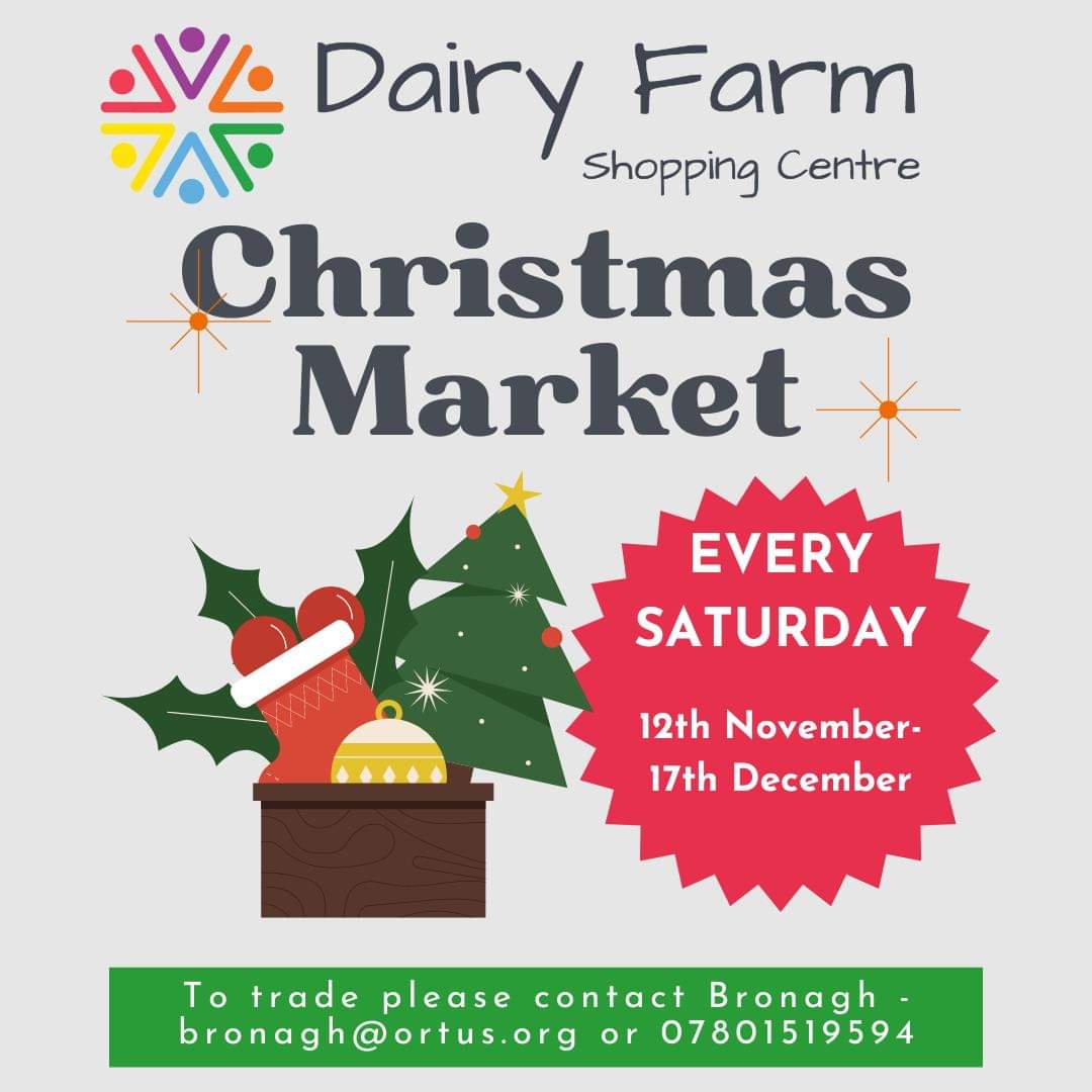 🎄 Christmas Market at the <a href="/DairyFarmSC/">Dairy Farm Centre</a>

✨️ Every Saturday from 12th November 

Enjoy some festive treats and buy some beautiful hand crafted gifts just in time for Christmas 🎁 

#ShopLocal