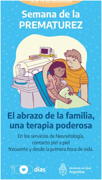 FUNDASAMIN's tweet photo. SEMANA DEL PREMATURO
---------------------------------------------------------

17-11-2022

El abrazo de la familia es una terapia poderosa.

En los servicios de Neonatología, el contacto piel a piel  frecuente desde la primera hora de vida. https://t.co/tvLMyzcMT0