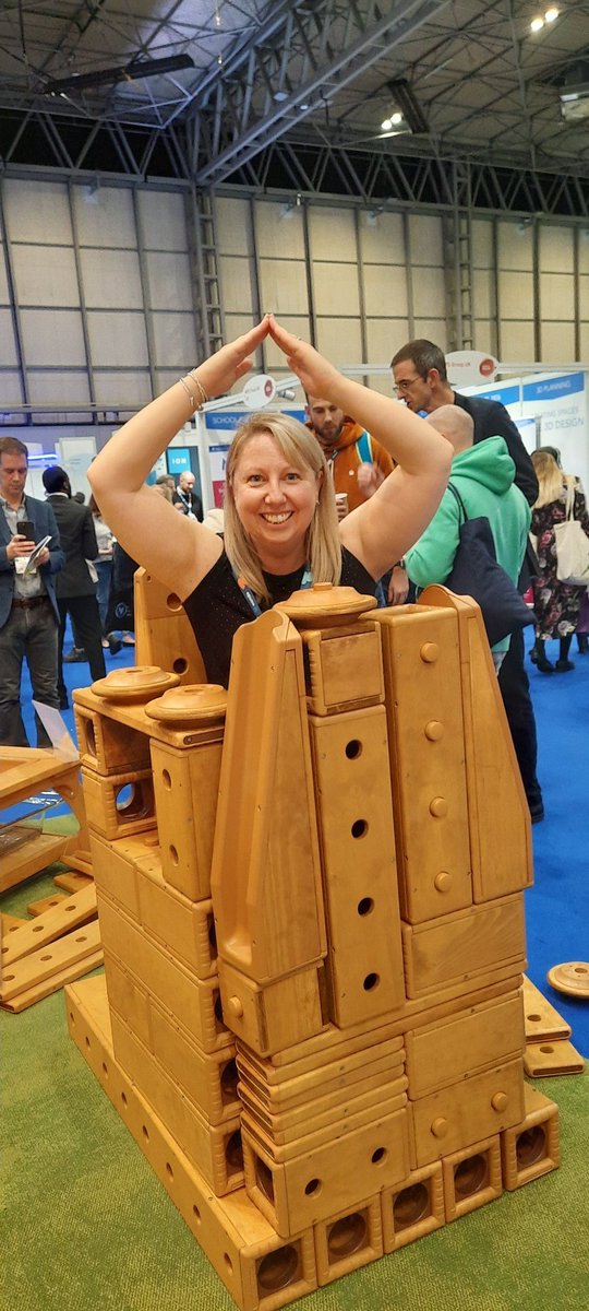 #SAASHOW <a href="/community_play/">Community Playthings</a> fabulous play equipment on display, Mrs Brewster was in her element! #MrsSBrewster