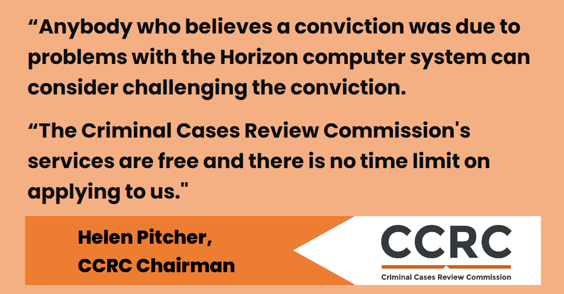 ccrcupdate's tweet photo. 📰 OVERTURNED CONVICTION⚖️

https://t.co/ay6qbPdzvB

A former post office worker has had her conviction of fraud by abuse of position overturned - the 57th Post Office Horizon related conviction to be overturned following CCRC referral

#PostOfficeScandal #PostOffice #Horizon https://t.co/44rs63cHMu