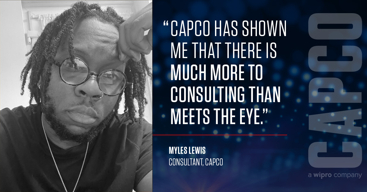 Myles Lewis, a robotic engineer, shares how meeting people with diverse backgrounds but similar interests let him broaden his knowledge and discover areas he didn't know. Read more about his role and journey in Capco here.  okt.to/jNzQnX #Technology #Consulting