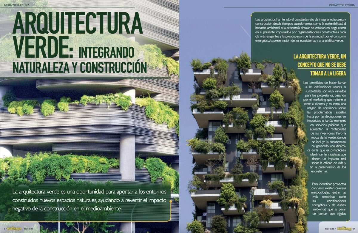 Naturaleza y construcción, ¡claro que pueden ir unidas! Aquí les explicamos cómo: 

bit.ly/MK107

#RevistaMakinariaPesada
#MakinariaPesada
