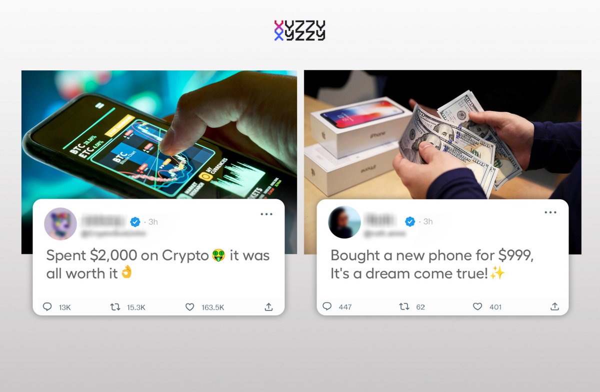 Only crypto enthusiasts will understand🤑

Share with us what do you prefer to spend your money on👇