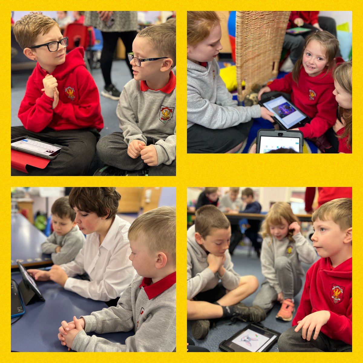 MidCalder_PS's tweet image. As part of #BookWeekScotland, P6 were teachers and digital experts for P2 as we became authors together! We used the @BookCreatorApp to create our very own books, adding text, illustrations, videos and photos! 💖📚 

@BookWeekScot @wl_literacy @wldigilearn #MCPSP2 #MCPSP6