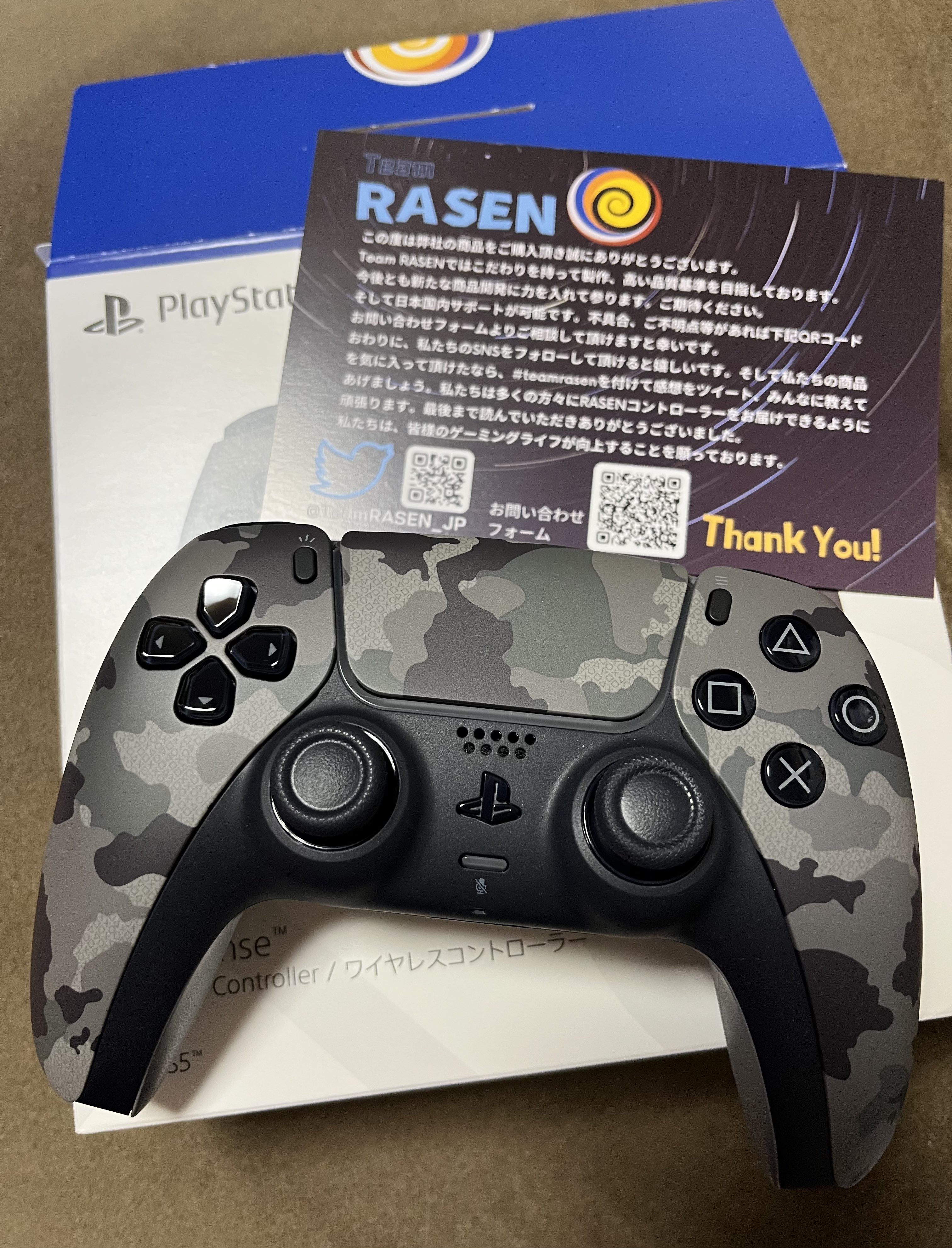 Team RASEN PS5 カスタムコントローラー フリーク付き 新品未開封です