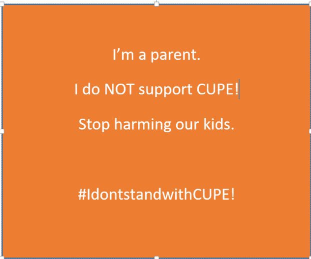 Realtor_JayGao's tweet photo. @CityCynthia Get back to work or find a new job. Greedy and  stupid CUPE stop sacrificing our kids!#IdontstandwithCUPE https://t.co/oMfZaHEQhB