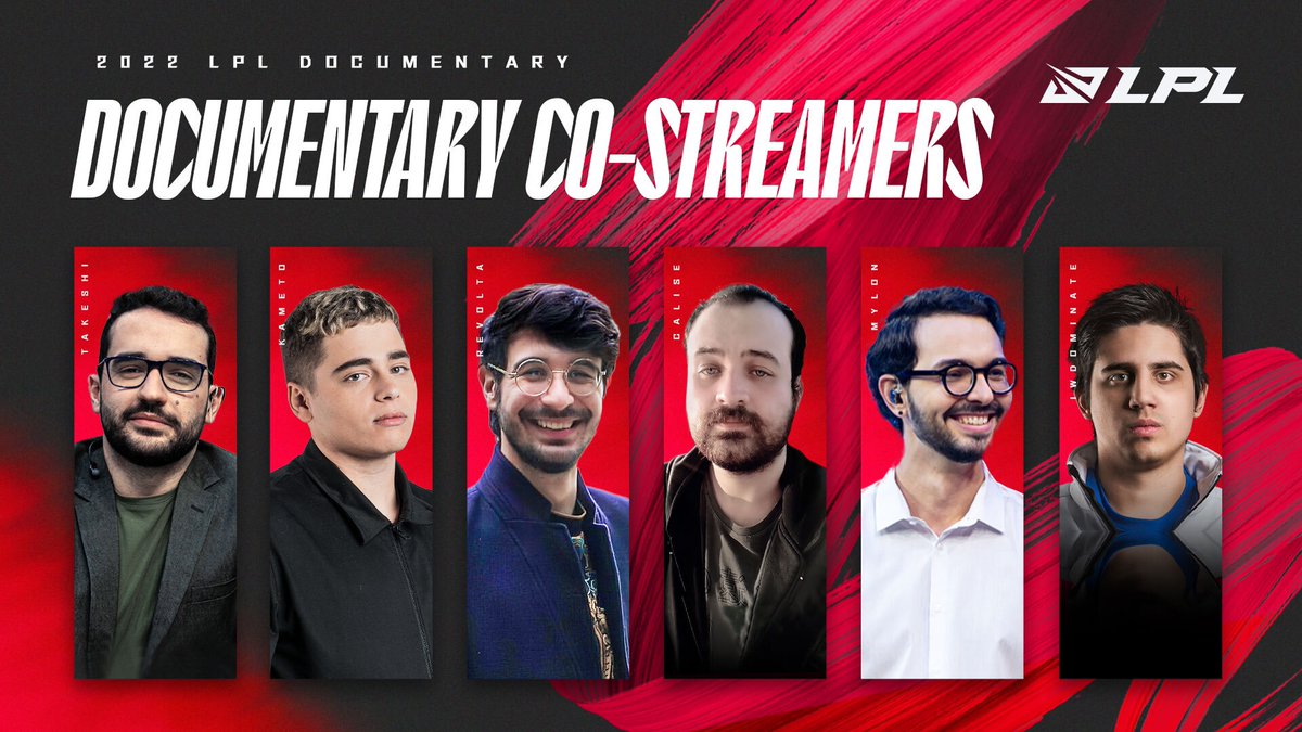 lplenglish's tweet photo. Our first episode of the 2022 #LPL Player Documentary Series, "One &amp; Only," will be live on Twitch on Saturday at 14:00 CET/05:00 PDT.

The series will be available in English, French, and Portuguese.

Introducing our documentaries' costreamers across the world! 

#CrazyIsOurGame https://t.co/W59hFrmyvn