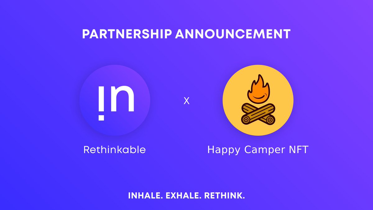 <a href="/HappyCamperNFT/">Happy Camper NFT | SOLD OUT</a>  x <a href="/rethinkablexyz/">rethinkable</a> 🤝

Looking to work through the bear market? 

Rethinkable is empowering the Happy Camper NFT community with full access to the best recruitment tools right from our Discord!

Happy Camper NFT: discord.gg/bhSdFDWG