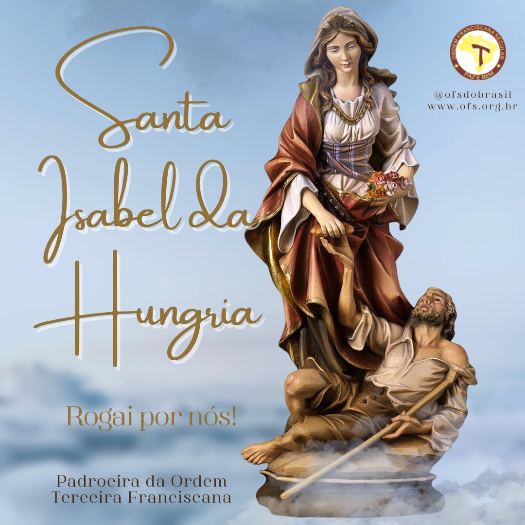 ofsdobrasil's tweet photo. Ó Santa Isabel que nos exorta
A viver o evangelho é o que importa
Do jeito de Francisco e Clara na doçura
Amando o senhor nas criaturas.

Ó Santa Isabel da Hungria
Rogai a Deus por nós no dia-a-dia

#santaisabeldahungria #OFS #TOR #jufra #Fraternidade #Franciscanos https://t.co/aYNQM2Ix4b