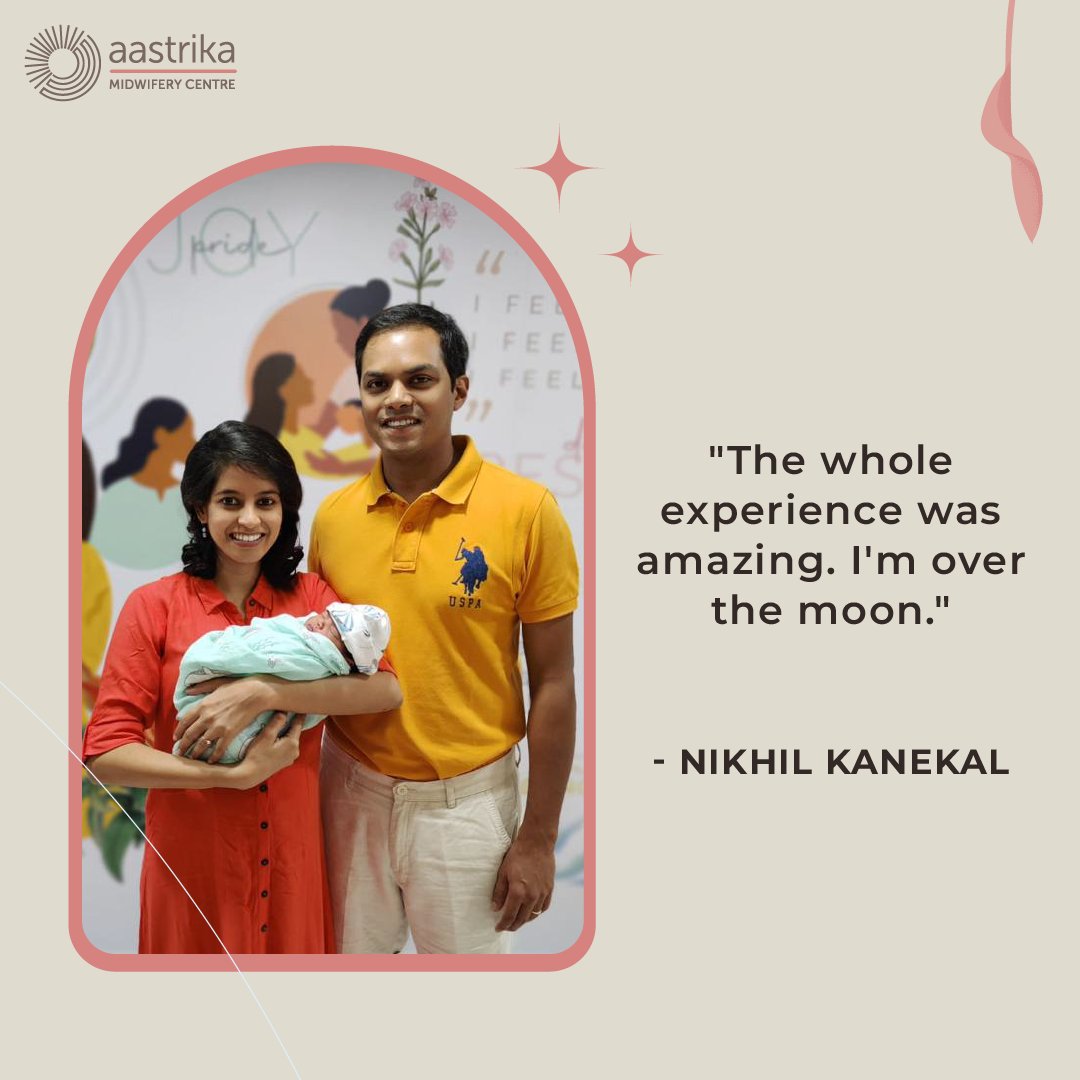 aastrika_amc's tweet photo. Your experience matters!

We, at Aastrika Midwifery Centre, follow a family-centric approach, making sure our #PartnersInBirth have a supportive and transformative experience, along with the mother and baby. https://t.co/0BBnMm8X8C