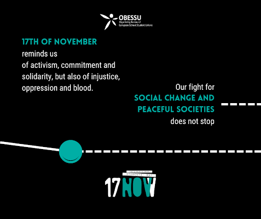 obessu's tweet photo. From south to north, east to west and from local to global. Today we celebrate #students in the world organising to achieve #socialchange, #democracy and #peacefulsocieties
#17Now #InternationalStudentsDay #NothingAboutUsWithoutUs https://t.co/8QL1cBHUQ1