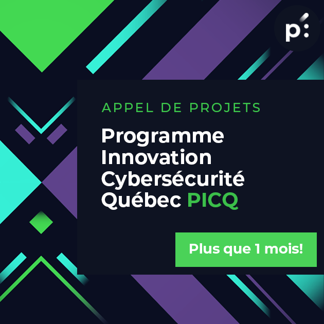 PRIMAQUEBEC's tweet photo. L'appel de projets pour le programme d'innovation en cybersécurité du Québec (#PICQ) de @Prompt_Innov est en cours. Le PICQ s'adresse aux entreprises souhaitant innover ou certifier des produits, solutions/processus technologiques. Date de dépôts: 15/12. https://t.co/95tegfDCmy https://t.co/hCTZ86xcmT