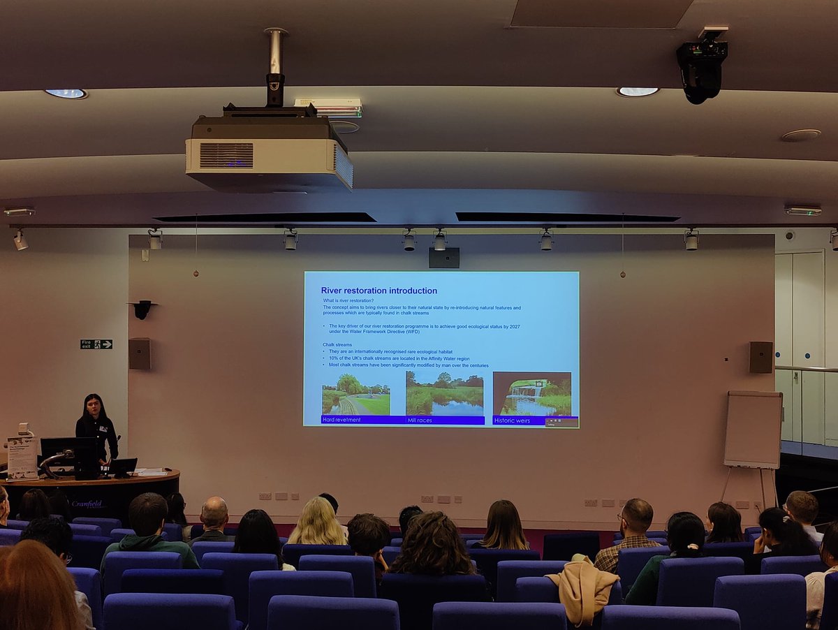 Fantastic presentation at #ECPW22 by Grace Harland from <a href="/AffinityWater/">Affinity Water 🦆</a> about one of their river restoration projects, highlighting challenges in its implementation and estimation of ecosystem services benefits.