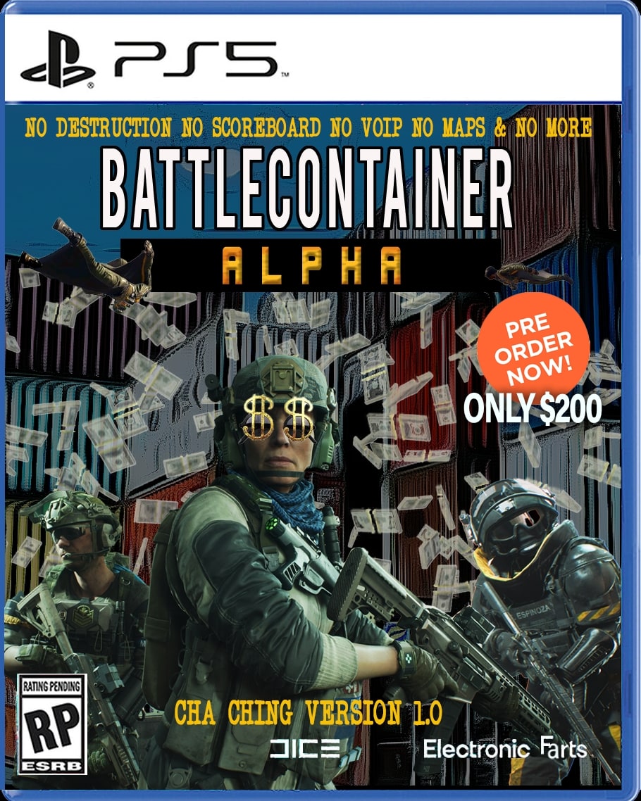 New <a href="/Battlefield/">Battlefield</a> game will be out soon. Pre-Order Now. Only $200