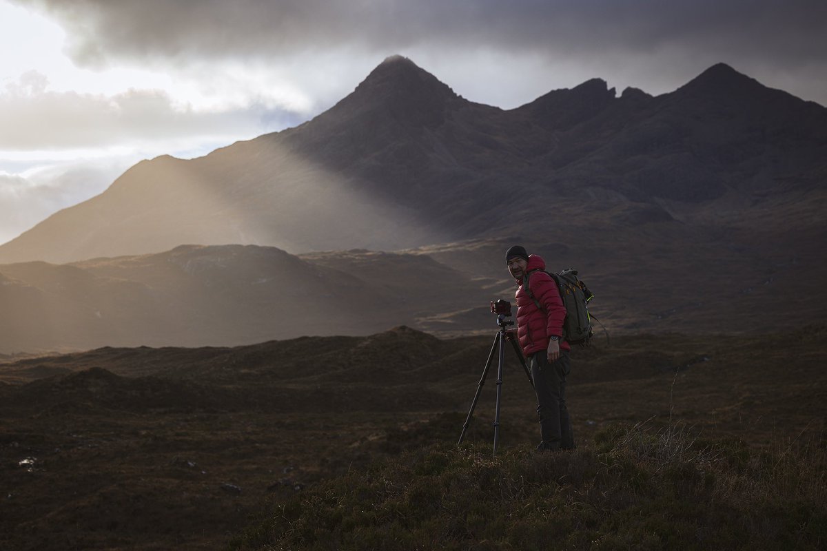 A couple of our workshop customers at Sligachan yesterday afternoon. <a href="/SkyeAcademy/">Skye Photo Academy</a>