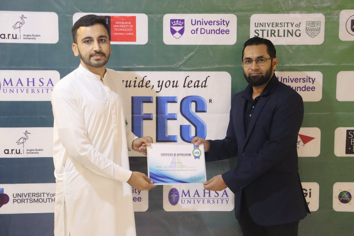 FESConsultants's tweet photo. Top Ambassadors of FES October Education Fair 2022 in Mardan.
We Guide You Lead
https://t.co/CSlKhqWlHE
#fes #studyabroad #Pakistan #studentvisa #highereducation #Mardan #hardwork #teamwork #unity #power #future #fesexpo #expo22 #ambassador #education #certificates #giveaways https://t.co/lMaJBXFBsl