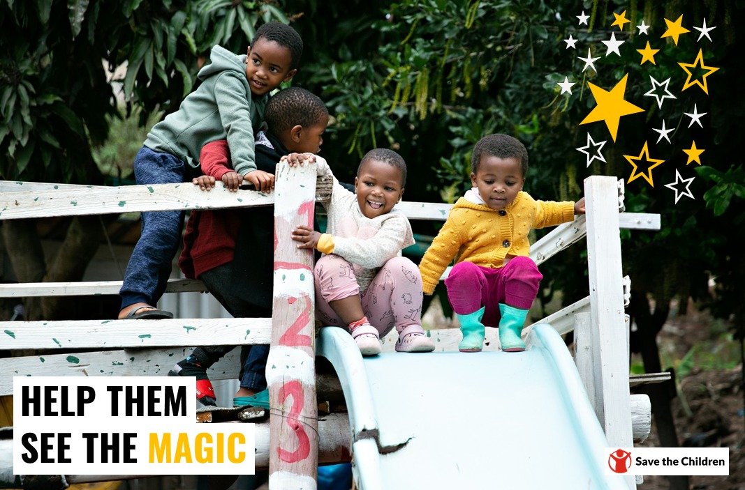 SaveChildrenSA's tweet photo. When children are not protected, their human rights are violated.
All children have the right to be protected from violence, exploitation and abuse. @SaveChildrenSA fights for the safety and protection of all children.
Donate Now: https://t.co/G4WxjHk5as
#ProtectTheMagic https://t.co/fcJYZCnLs7