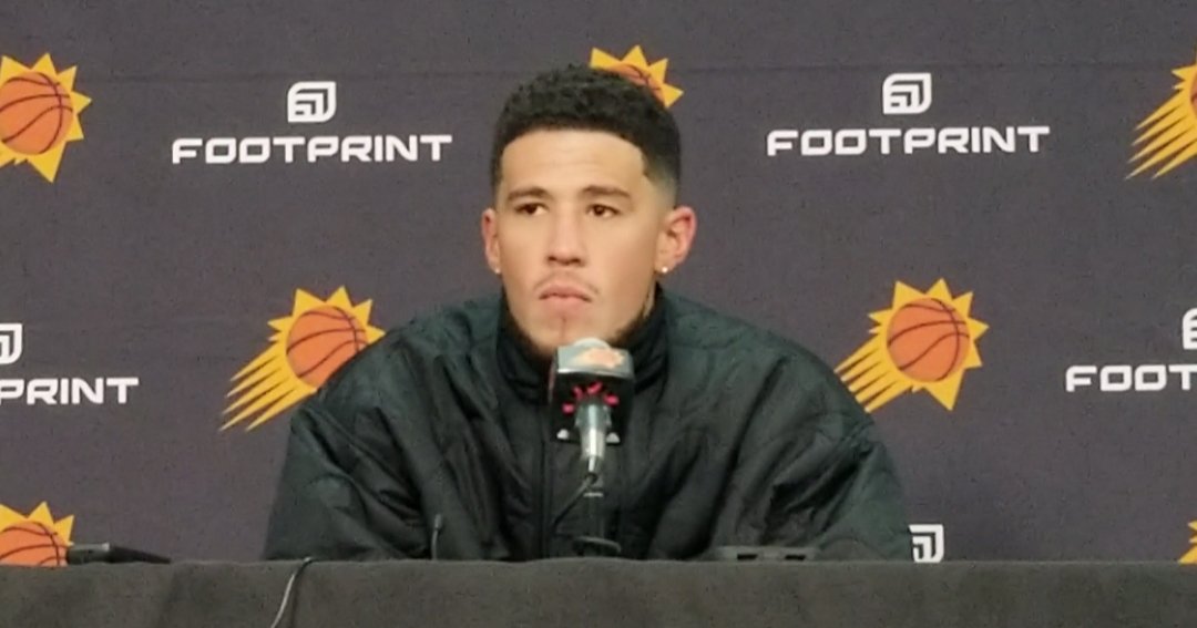 Devin Booker postgame. #Suns