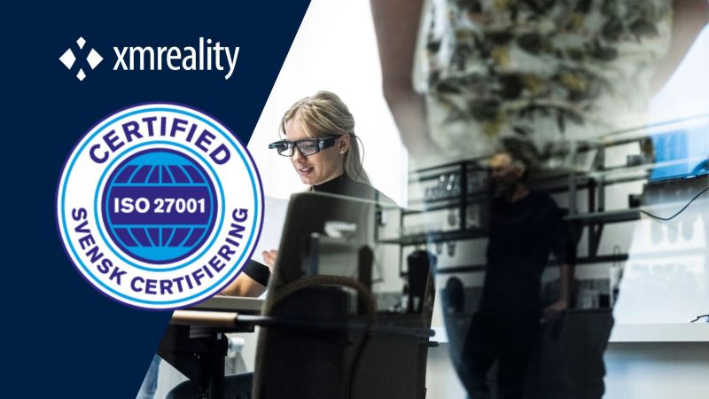 📣 We have some exciting news that we are super proud to share 📣 XMReality has been awarded an ISO27001 certification 🎉 #remotevisualassistance #ISO27001 #informationsecurity