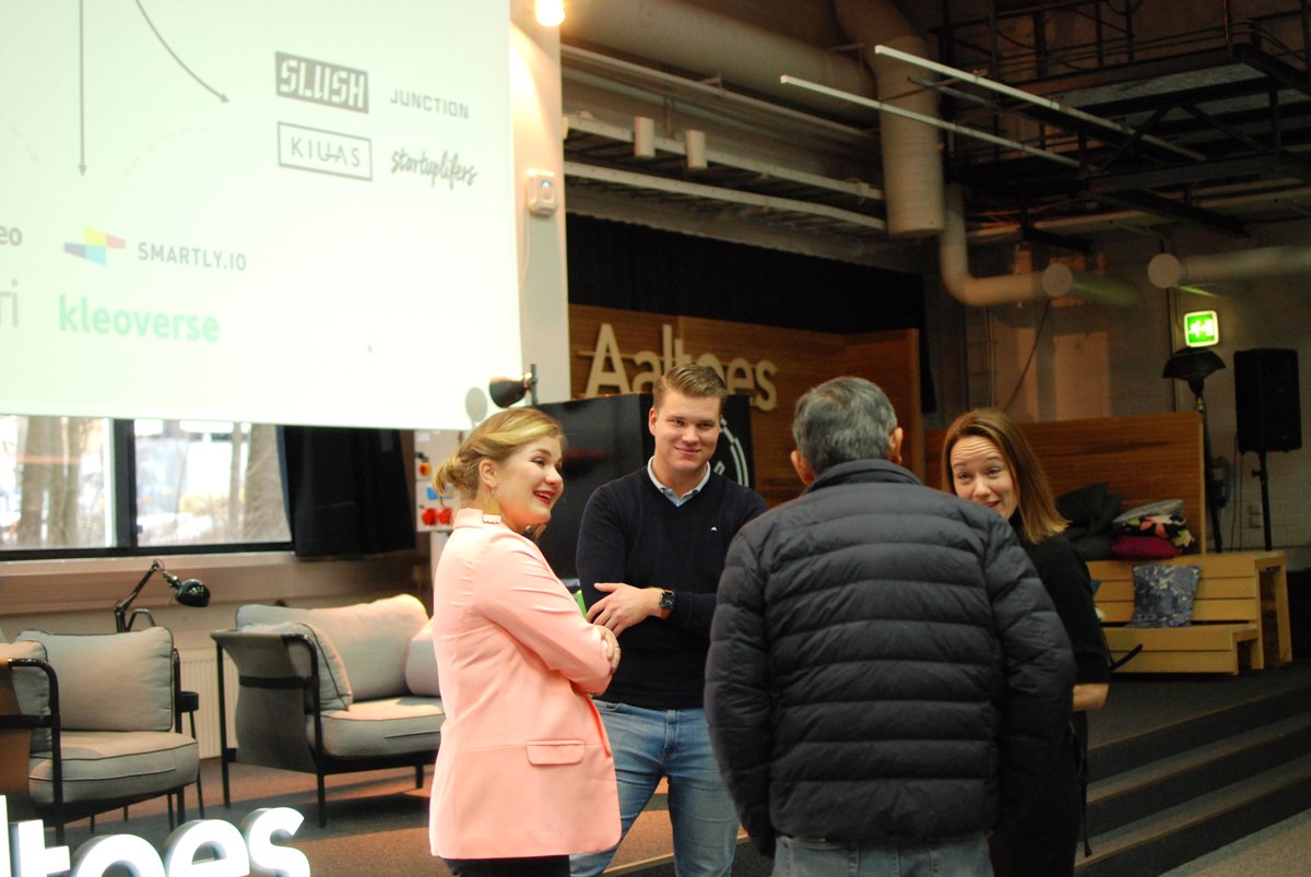 MillaOvaska's tweet photo. It's the #Slush2022 season and @EspooEsbo, is bustling with visitors to find out how innovations are born. Culture of collaboration, multidisciplinarity and trust were emphasized by key actors @startupsauna @AaltoUniversity @VTTFinland Thanks for the visit delegations 🇩🇪🇯🇵🇨🇭🇿🇲🇿🇦 https://t.co/TmGmKkHvll