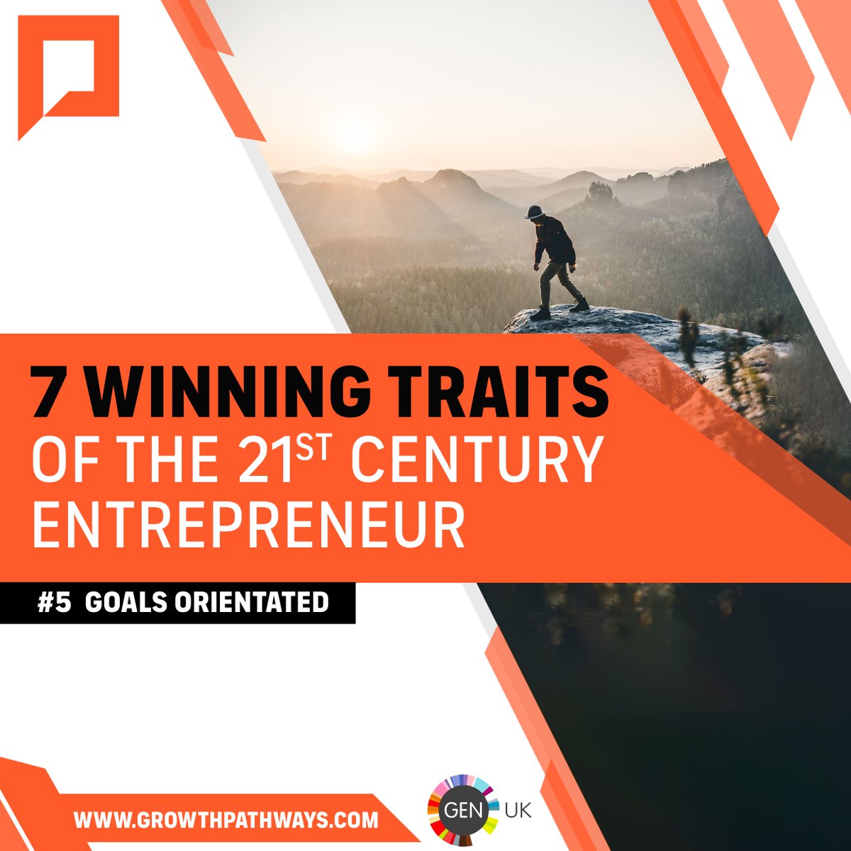 #5 Goals-Orientated
Start with the end in mind. 
Dream BIG set Big Hairy Audacious Goals. Your goals are the road maps that guide you and show you what is possible and how to turn your success definitions, vision and purpose into reality. Have an attitude of ACTION.