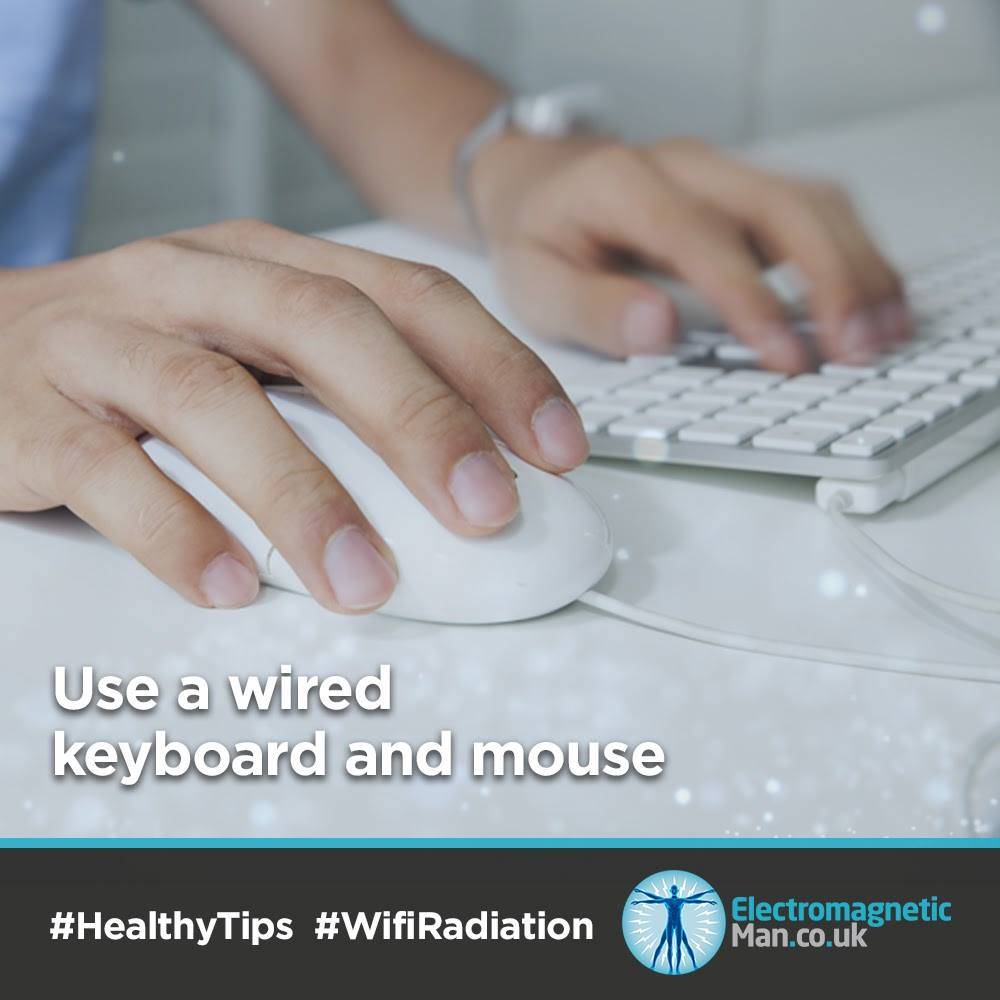 #HealthyTips - Use a wired external keyboard and mouse to reduce the #EMF exposure to your body 🖱

Do you use Wireless or Wired? Let us know below 👇