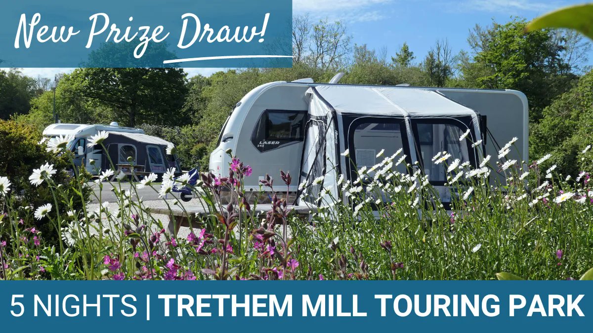 TranquilTouring's tweet photo. 🤗 Last #giveaway of 2022!
5️⃣ nights at Trethem Mill Touring Park, Cornwall, ANY TIME during 2023 season (except bank hols)!
👫 Adults 🐶 Dogs
🌳 Quiet countryside  ⭐️Highest standards

👉 ENTER before 21 Dec https://t.co/UOsJOSQSGc 
Pls see T&amp;Cs
@trethem #RoselandPeninsula https://t.co/3u0Y60tRao