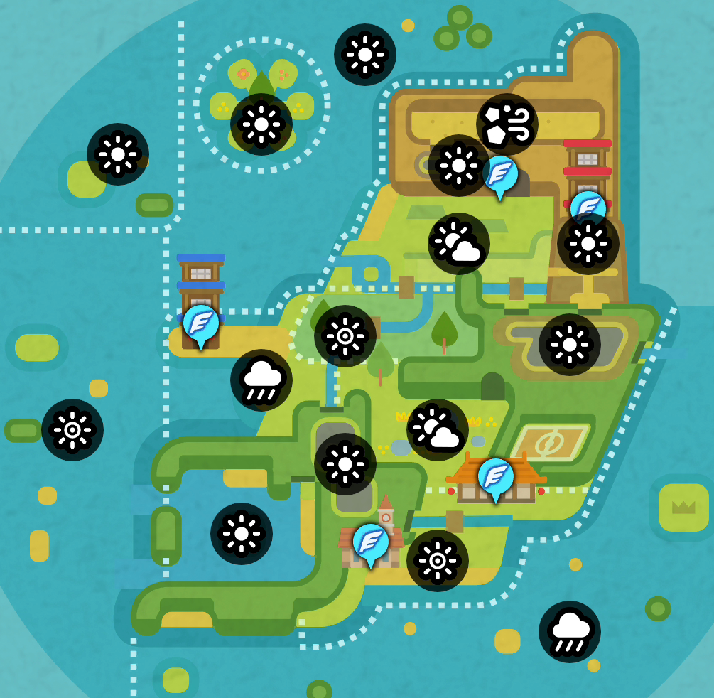 ワイルドエリア ヨロイ島天候お知らせbot Poke Weatherbot Twitter