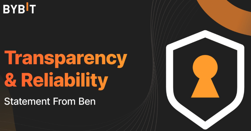 Bybit_Official's tweet photo. We all know these are tough times with safety, transparency &amp; reliability at it's lowest for Crypto.

Here's our commitment to YOU starting with a statement from our CEO Ben Zhou to reassure our users.

#Bybit #TheCryptoArk #recovertogetherrecoverstronger
