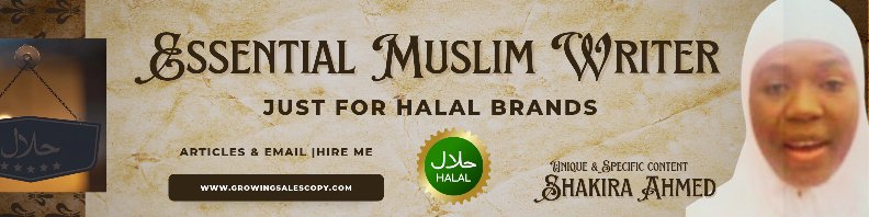EssentialMuslim's tweet image. Dear Halal Brands,
What is stopping you from showcasing your brand to the prospective clients?
Let me help you  to research, write, and speak your buyers language.
I'm a website content doctor 🦸🏽‍♀️
