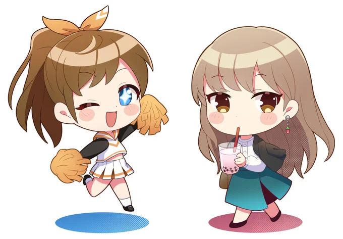 今年デザインからやったオリジナル子だとこのあたりこれからもっと、いろんなモチーフとか男性とかも描くのチャレンジしていきたい気持ち 