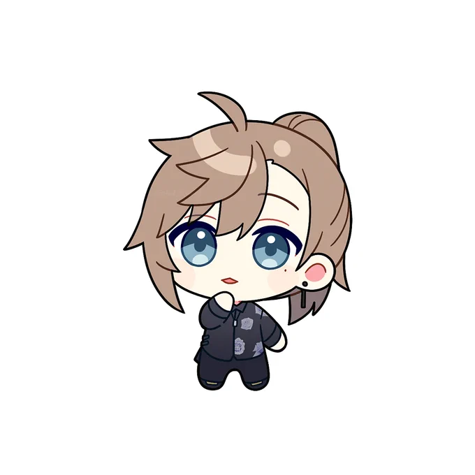 まめポニテver #かな絵 