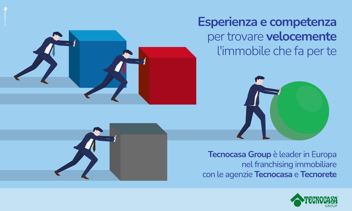 AleTecnomedia's tweet photo. Da sempre il Gruppo Tecnocasa va incontro alle esigenze dei suoi clienti ed è sempre più all’avanguardia per mettere a tua disposizione strumenti utili e innovativi; affidati ad un nostro professionista per una consulenza.
#tecnocasa #tecnorete #realestate #tecnomedia https://t.co/dDUVf7NPUV