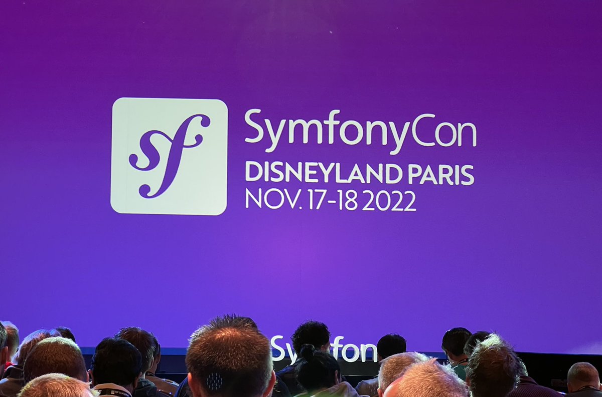After a long time back at #SymfonyCon
