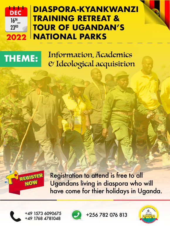 AMANYA STUART (@amanyastuartjr) on Twitter photo SPONSORED!
Are you a Ugandan Living in the Diaspora and will be in Uganda for the December Holidays, Registration and attendance is free.
docs.google.com/forms/d/e/1FAI…
Visit Uganda - Experience Uganda - Love Uganda
CC <a href="/IkulumetLillian/">Lillian.ikulumet</a> <a href="/TodwongR/">Todwong Richard</a> <a href="/DuncanAbigaba/">Duncan Abigaba</a> SPONSORED!
Are you a Ugandan Living in the Diaspora and will be in Uganda for the December Holidays, Registration and attendance is free.
docs.google.com/forms/d/e/1FAI…
Visit Uganda - Experience Uganda - Love Uganda
CC <a href="/IkulumetLillian/">Lillian.ikulumet</a> <a href="/TodwongR/">Todwong Richard</a> <a href="/DuncanAbigaba/">Duncan Abigaba</a>