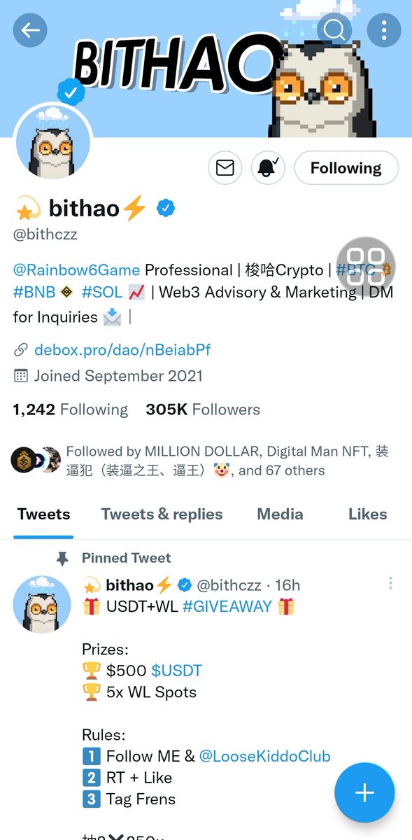cryptocy98's tweet photo. @bithczz @TheToriant @Alvislcy @Attacker1314 @Jacky101090 @Bhpoh1 @Shuehyi0901 @Abby040213 @Lena330342 https://t.co/rpAHBCosBF