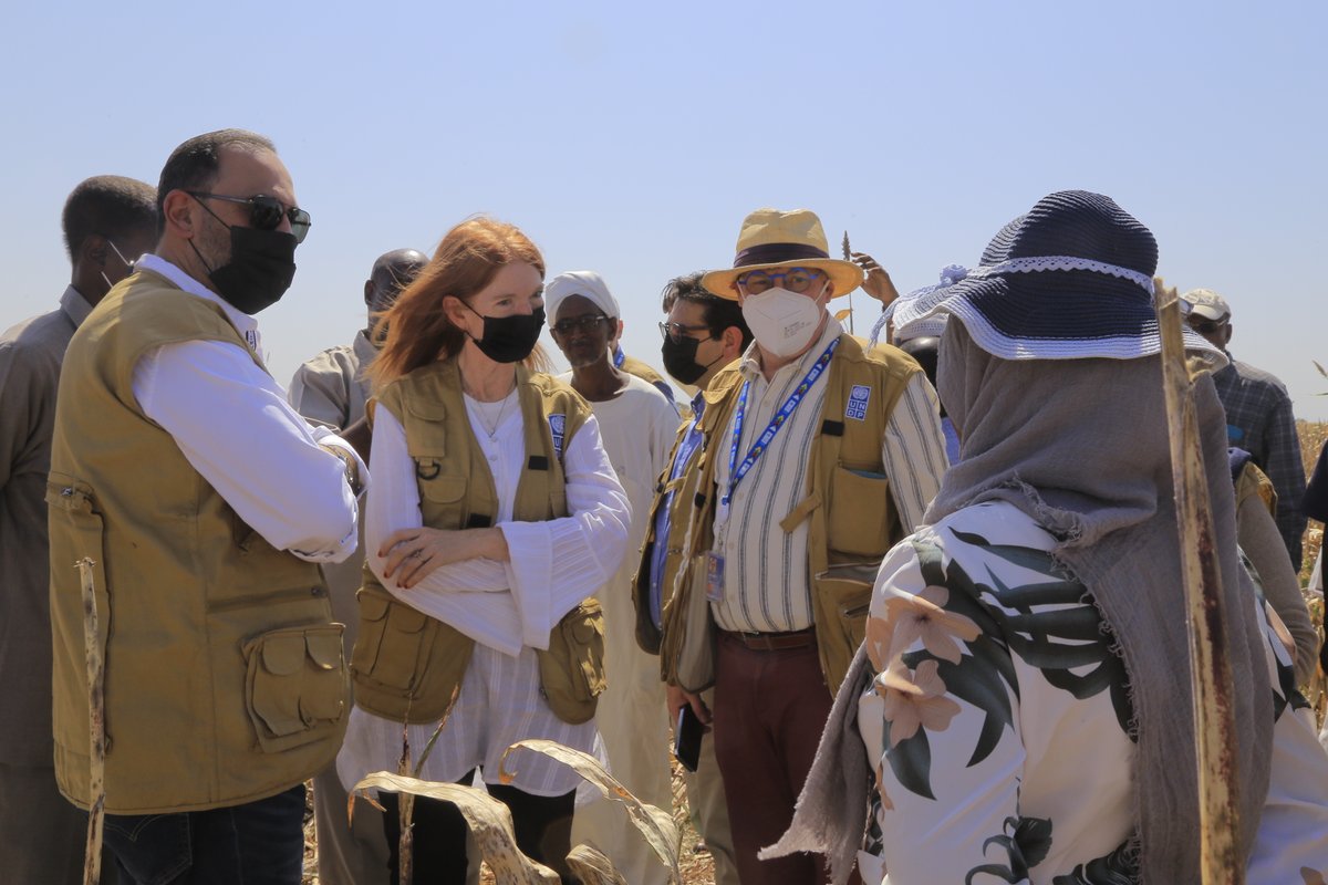 UNDP_Sudan's tweet photo. As part of her official visit to Sudan, @UNDPArabStates Deputy Regional Director @SarahMPoole visited @UNDP project sites in White Nile State where 300,000 households were reached across 18 communities through #CommunityStabilization efforts https://t.co/O9T9Rdnyid
